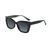 Ochelari de soare negri Thais Cat eye